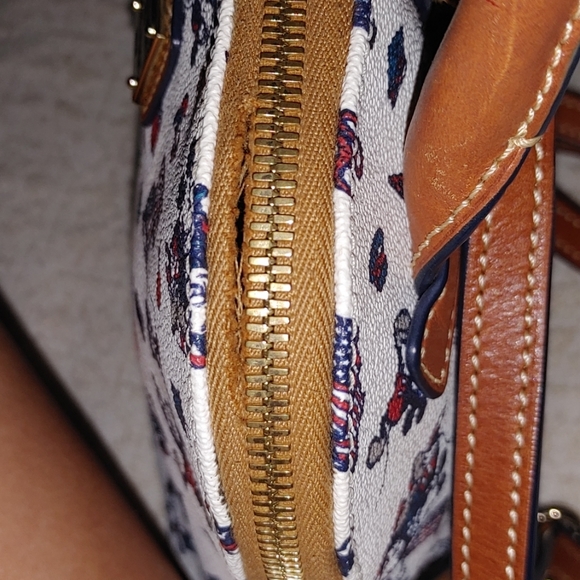 Limited Edition Dooney and Bourke Disney Mickey & Minnie Americana Backpack - Picture 7 of 7